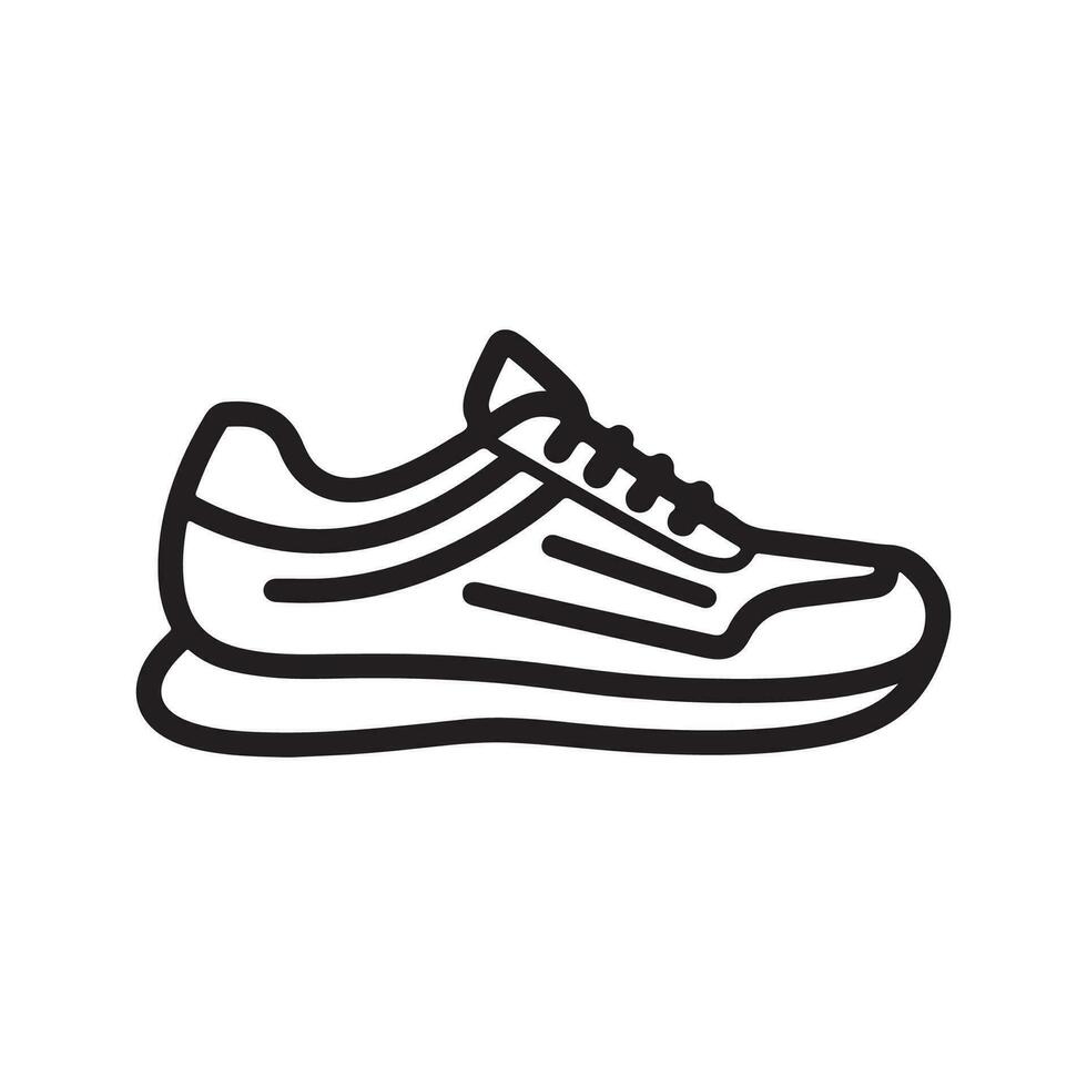 sport schoenen beeld vector, rennen schoenen ontwerp vector