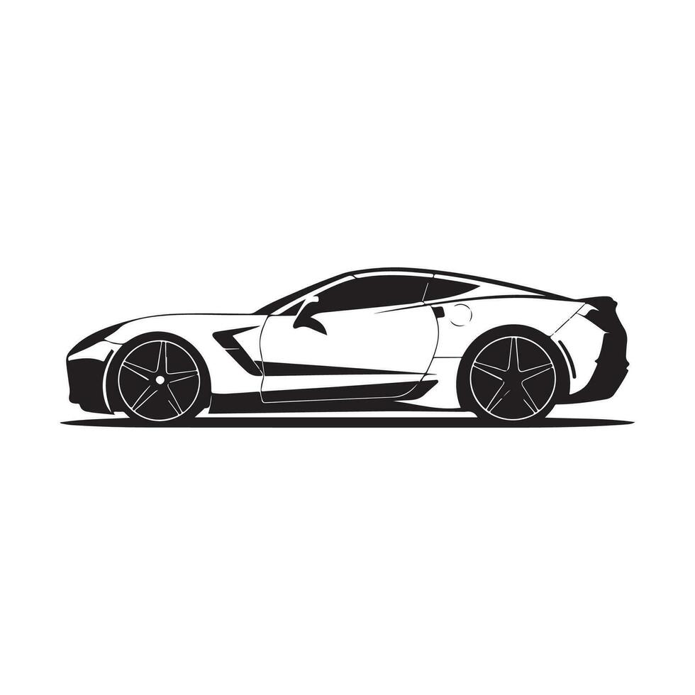 sport auto vector afbeelding, kunst en ontwerp