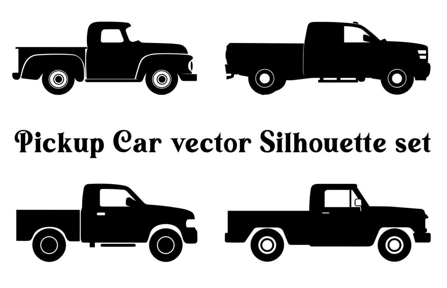 vrij auto vector silhouetten bundel, reeks van auto vector silhouet clip art