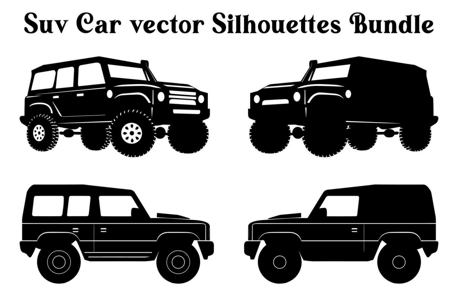 vrij auto vector silhouetten bundel, reeks van auto vector silhouet clip art