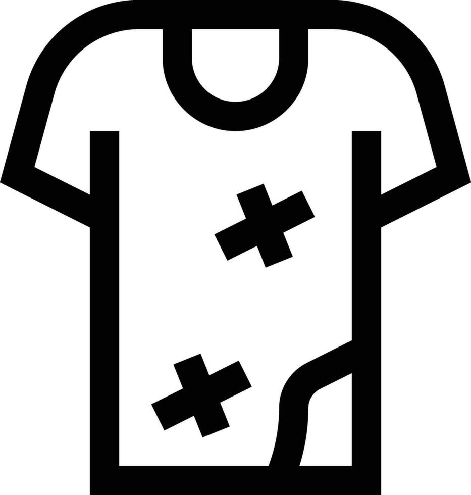 vuil kleren vector icoon ontwerp illustratie