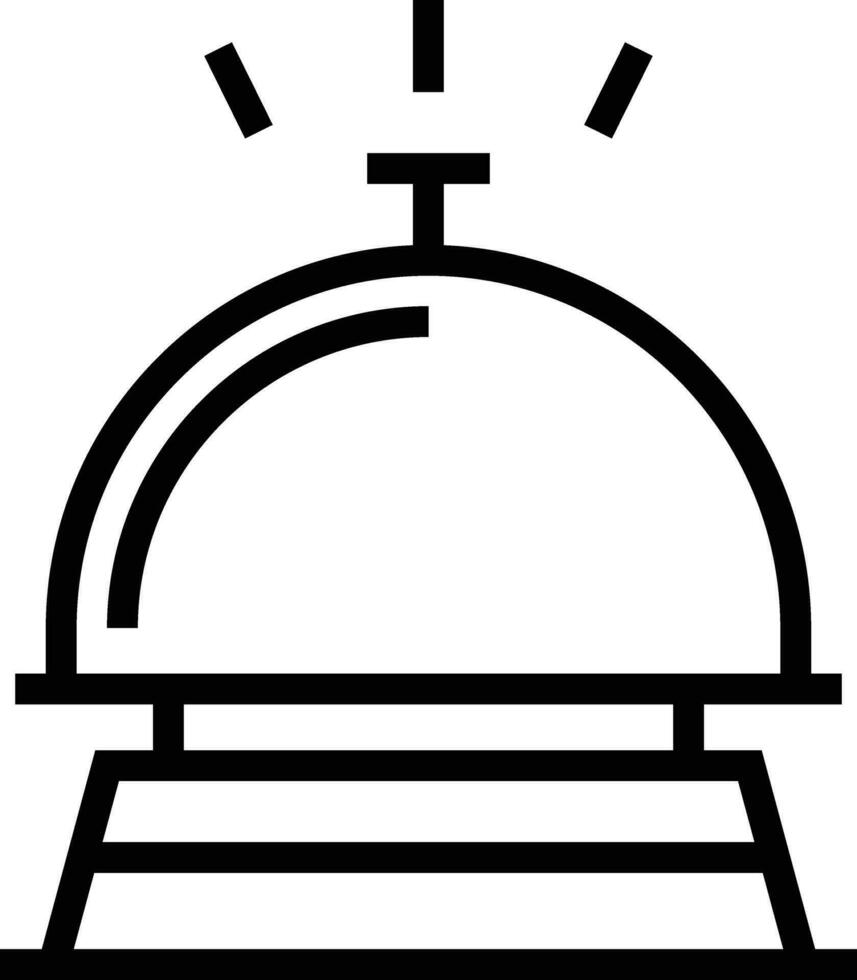 hotel bel vector pictogram ontwerp illustratie
