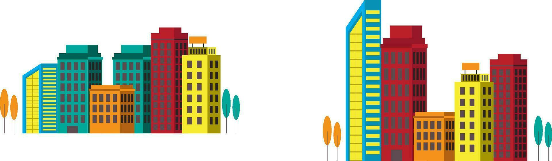 stad skyline illustratie vector