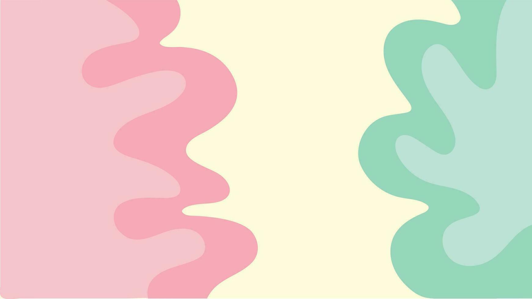 achtergrond roze en groen pastel kleur banier sjabloon vector