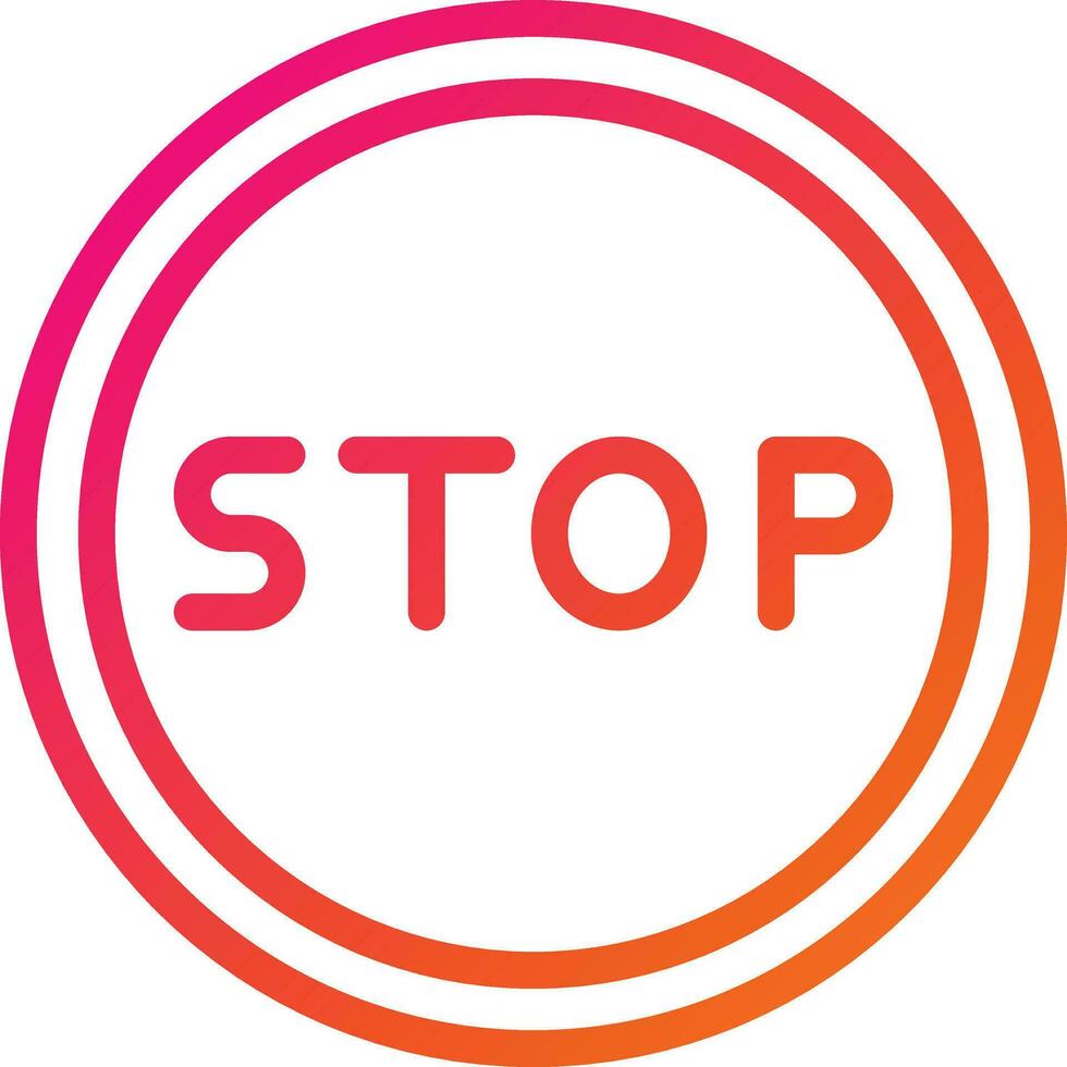 stop vector pictogram ontwerp illustratie