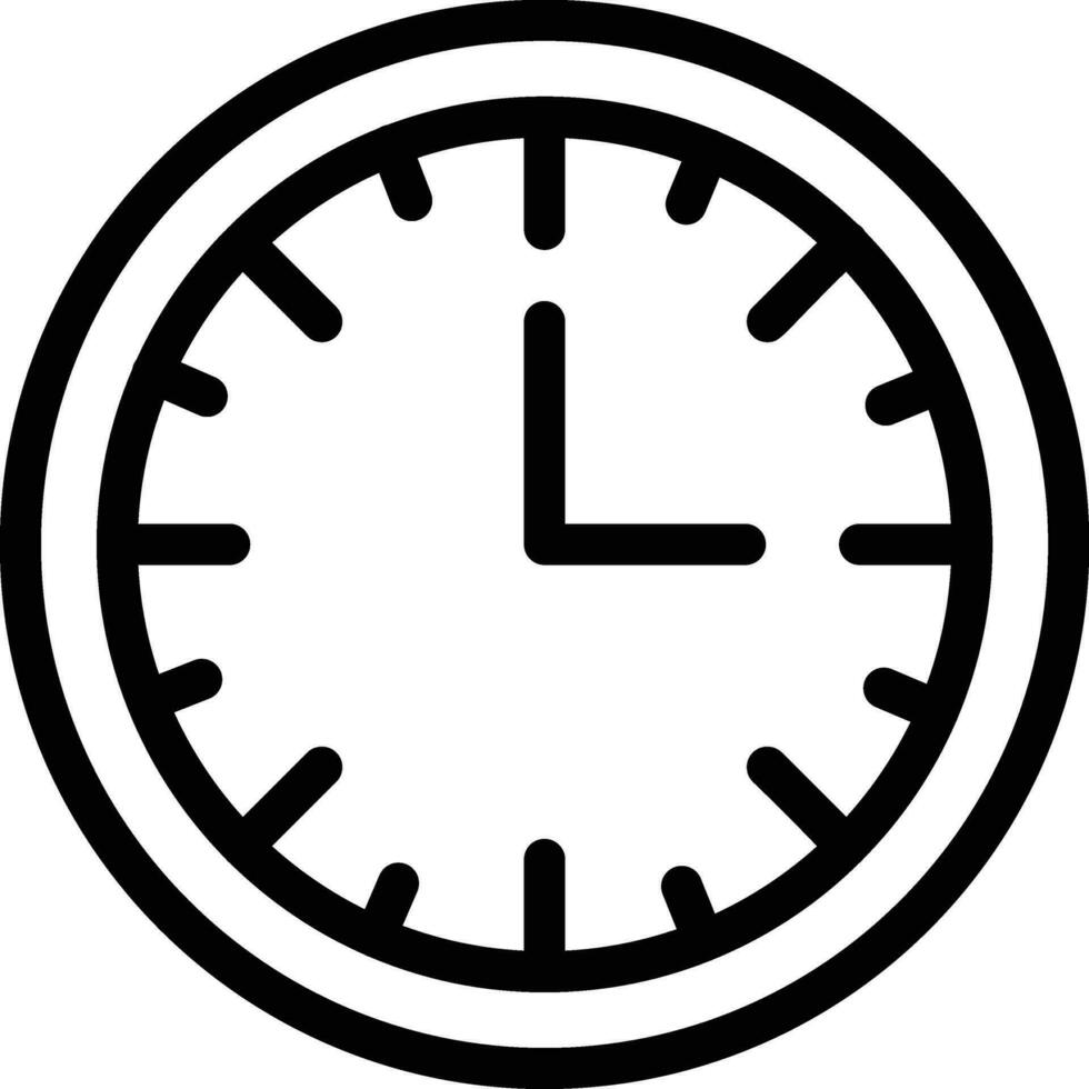 klok vector pictogram ontwerp illustratie