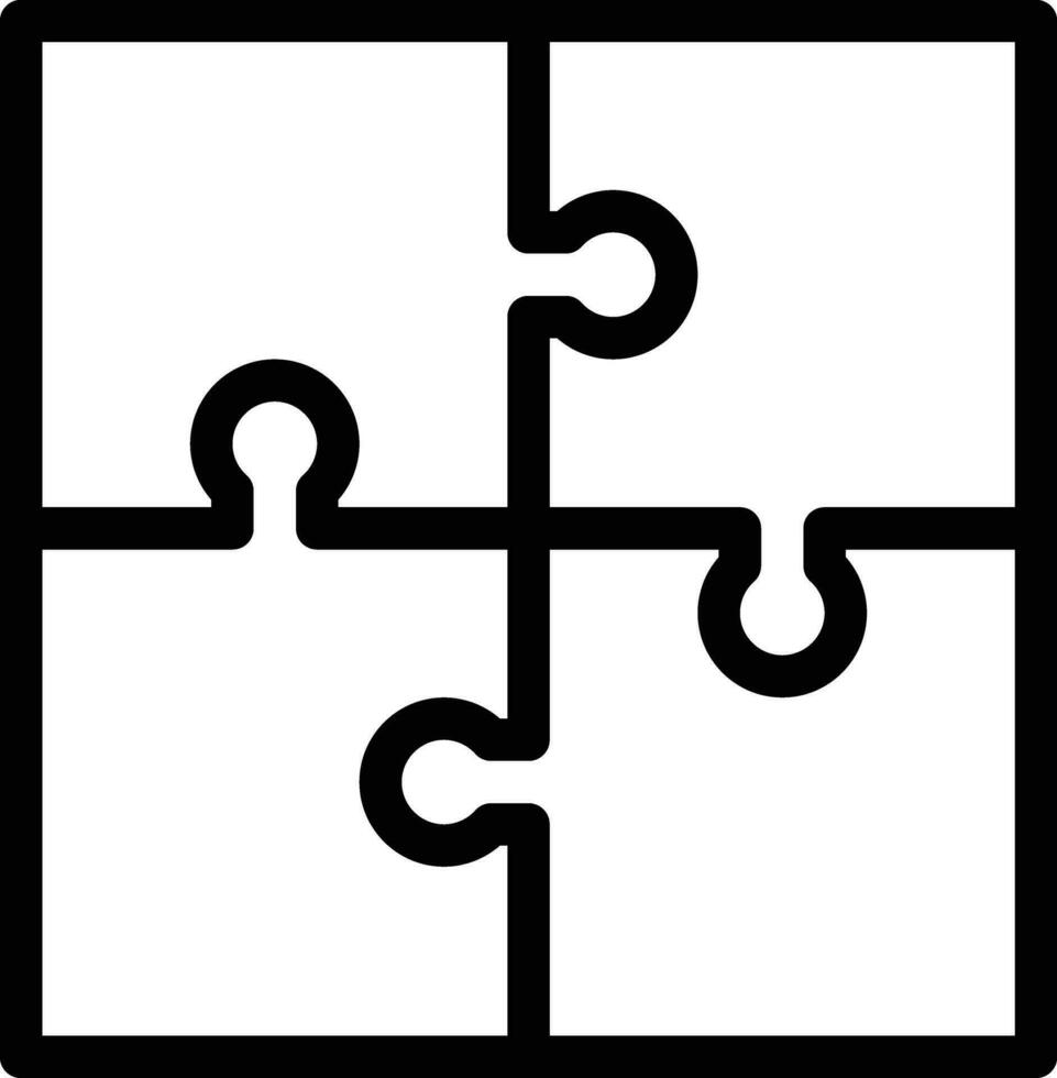 puzzel vector icoon ontwerp illustratie