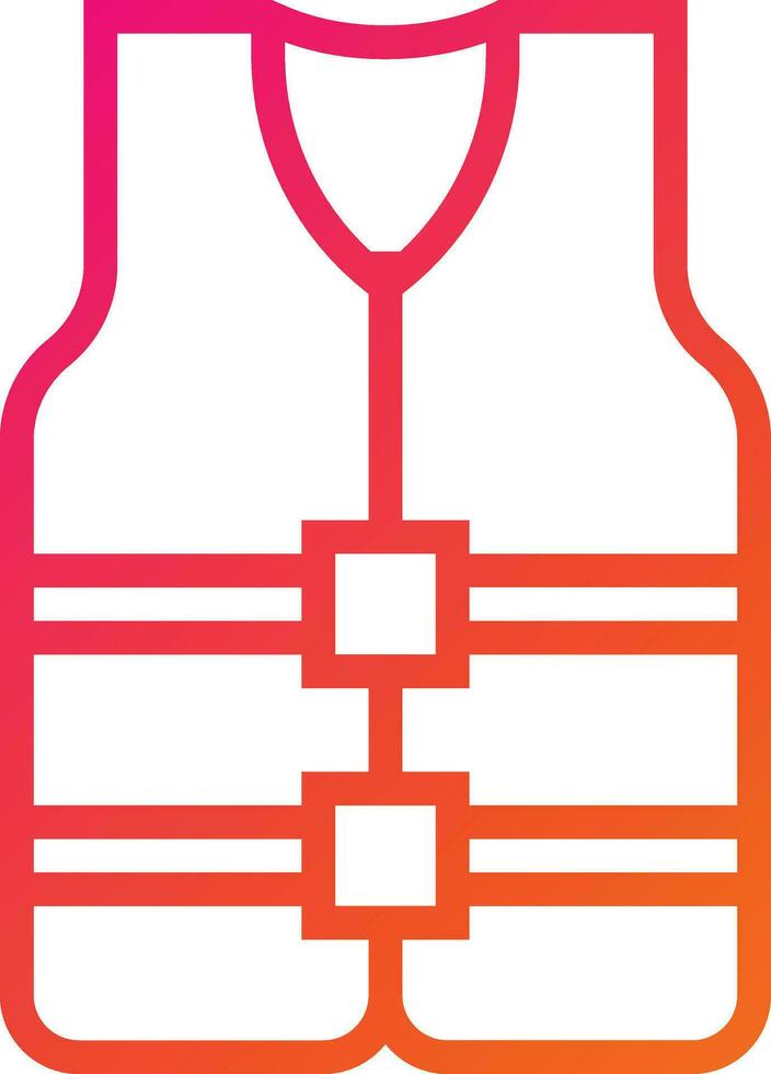 reddingsvest vector pictogram ontwerp illustratie