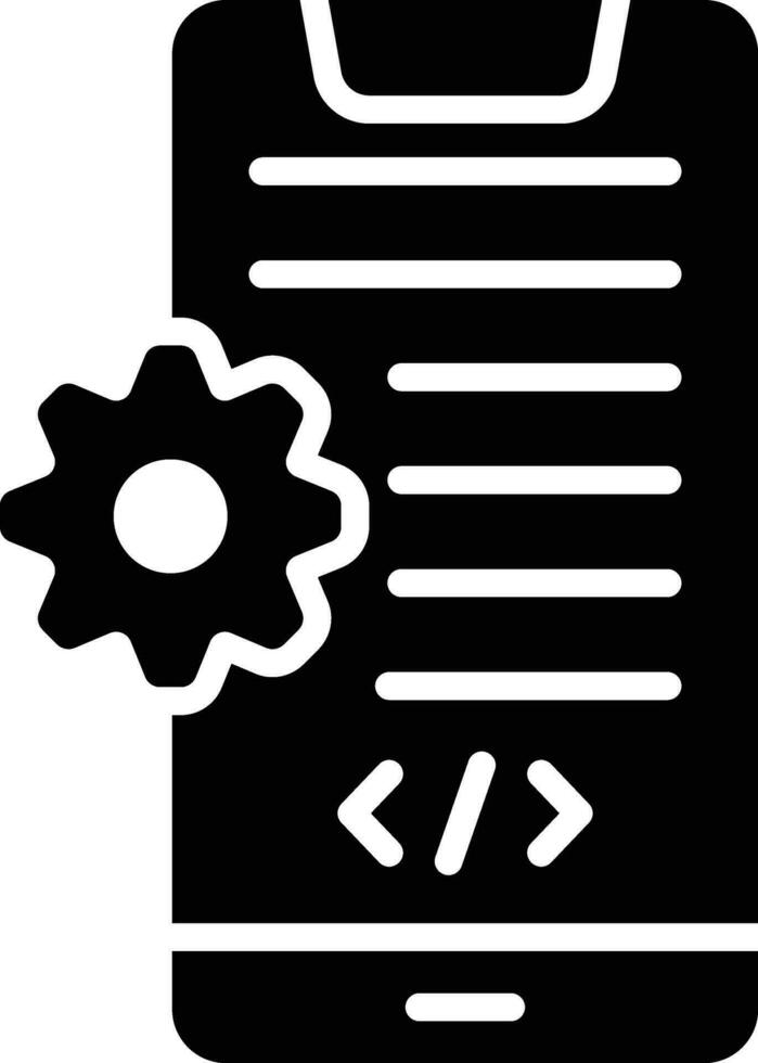 app ontwikkeling vector pictogram ontwerp illustratie
