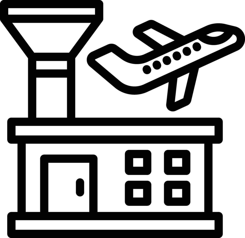 luchthaven vector pictogram ontwerp illustratie