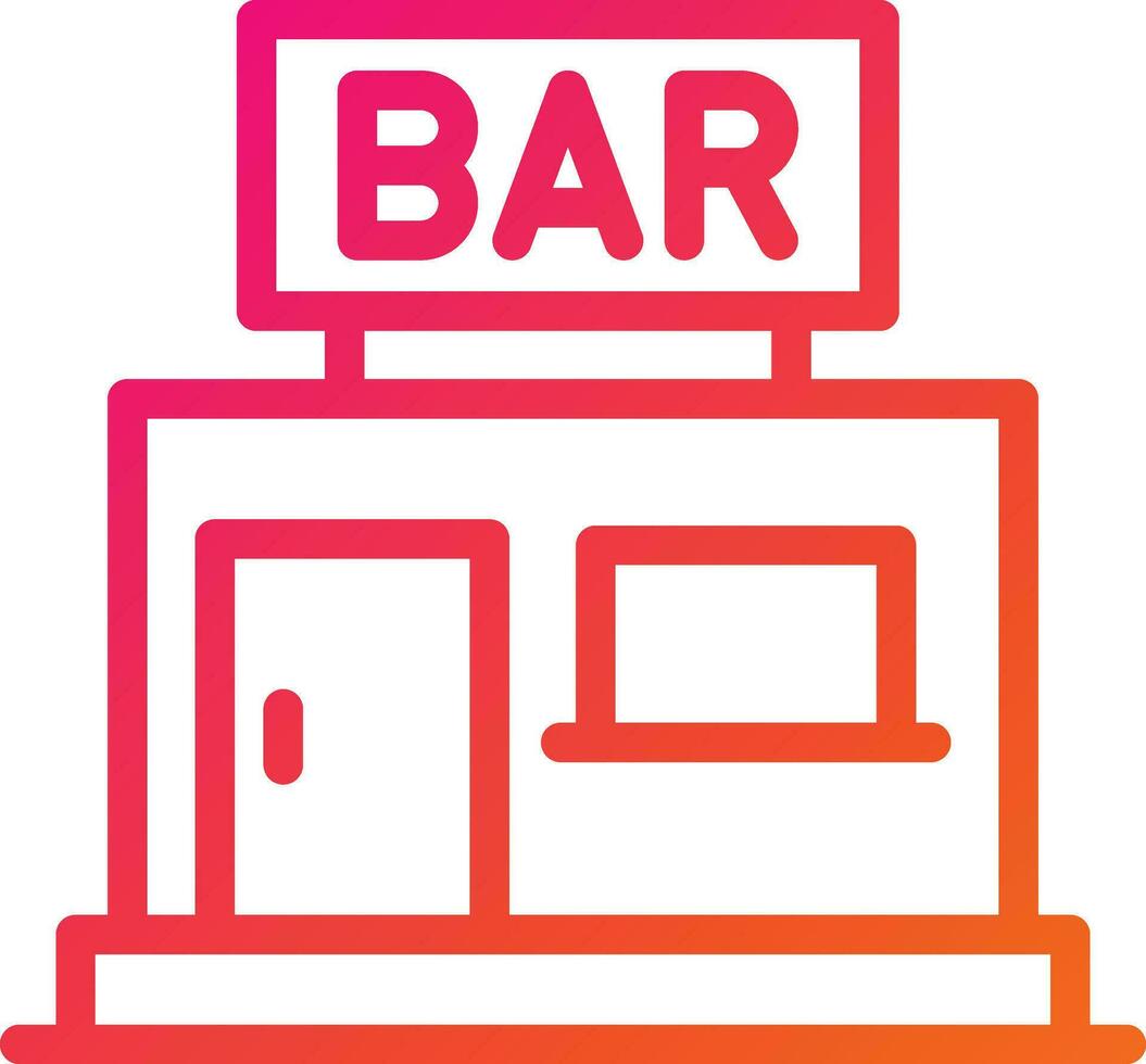 bar vector icoon ontwerp illustratie