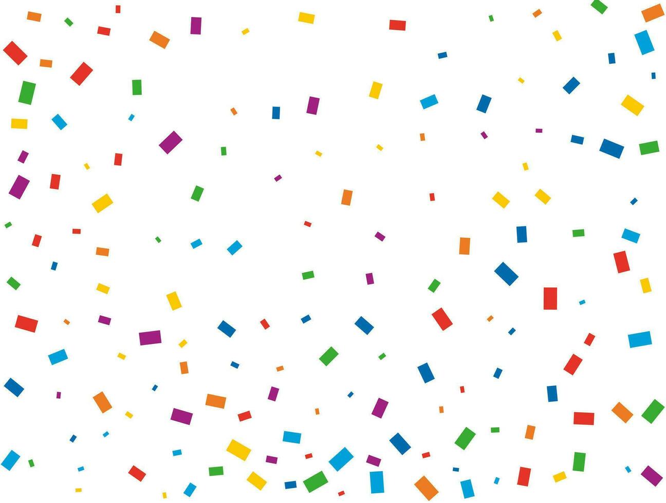 vakantie rechthoekig confetti. licht regenboog schitteren confetti achtergrond. gekleurde feestelijk textuur. vector