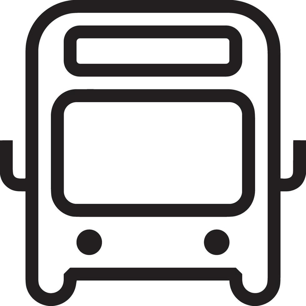 bus vervoer symbool icoon vector afbeelding. illustratie van de silhouet bus vervoer openbaar reizen ontwerp beeld