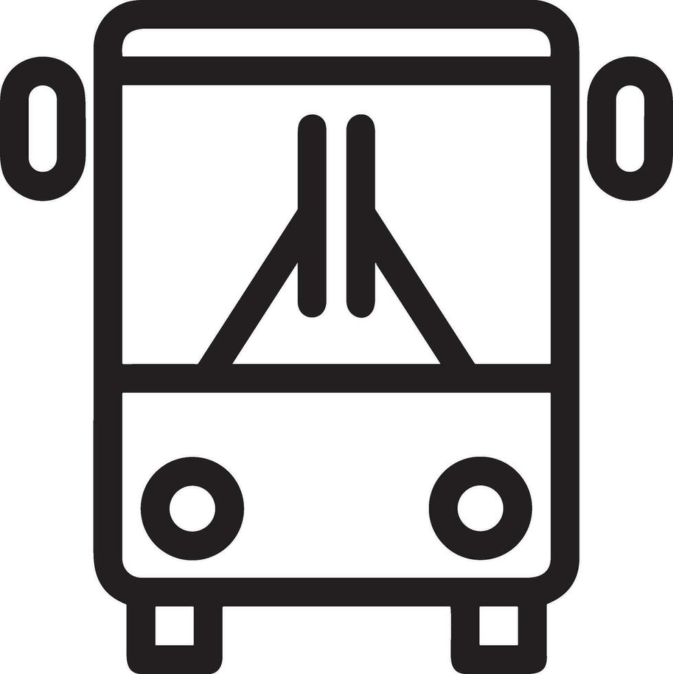 bus vervoer symbool icoon vector afbeelding. illustratie van de silhouet bus vervoer openbaar reizen ontwerp beeld