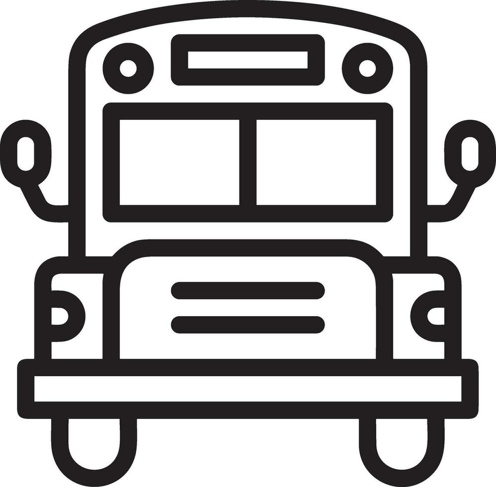 bus vervoer symbool icoon vector afbeelding. illustratie van de silhouet bus vervoer openbaar reizen ontwerp beeld