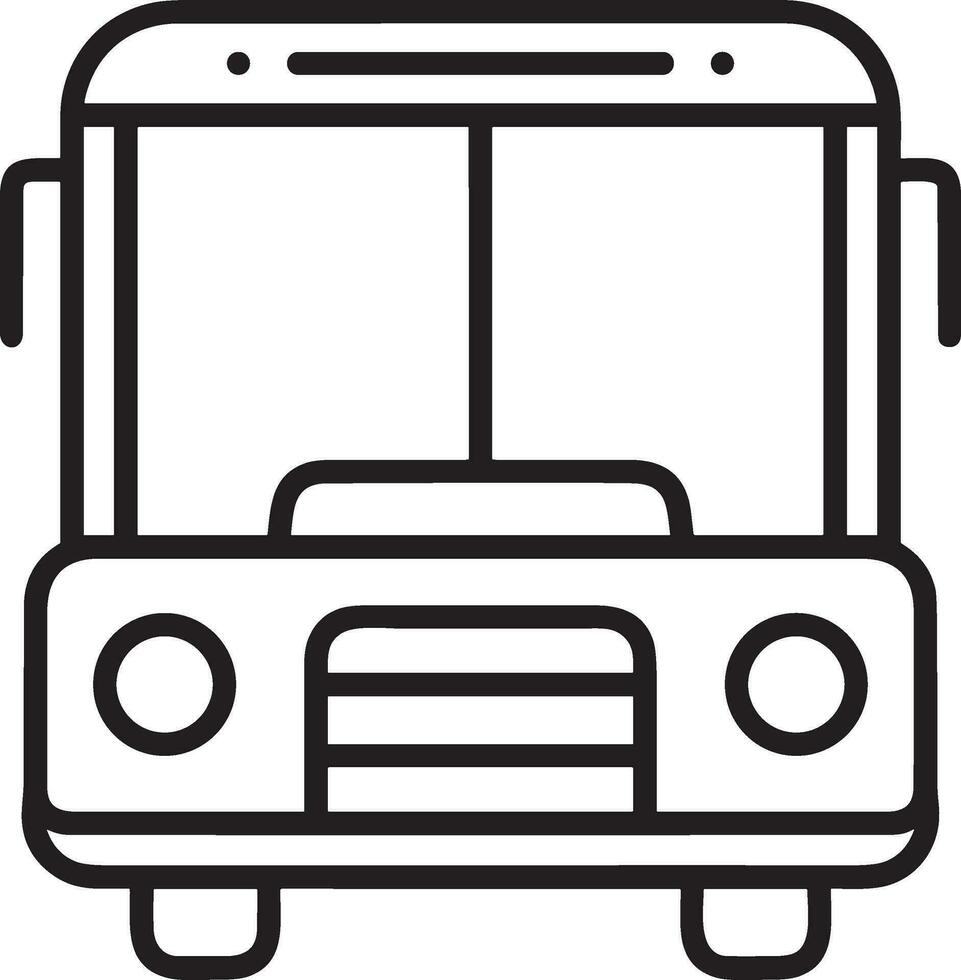 bus vervoer symbool icoon vector afbeelding. illustratie van de silhouet bus vervoer openbaar reizen ontwerp beeld