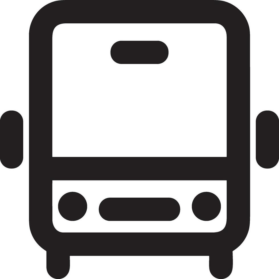 bus vervoer symbool icoon vector afbeelding. illustratie van de silhouet bus vervoer openbaar reizen ontwerp beeld