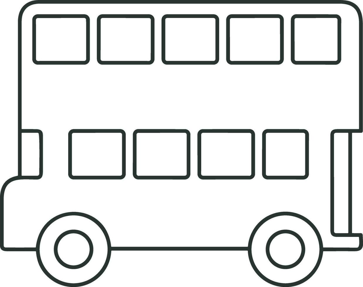 bus vervoer symbool icoon vector afbeelding. illustratie van de silhouet bus vervoer openbaar reizen ontwerp beeld