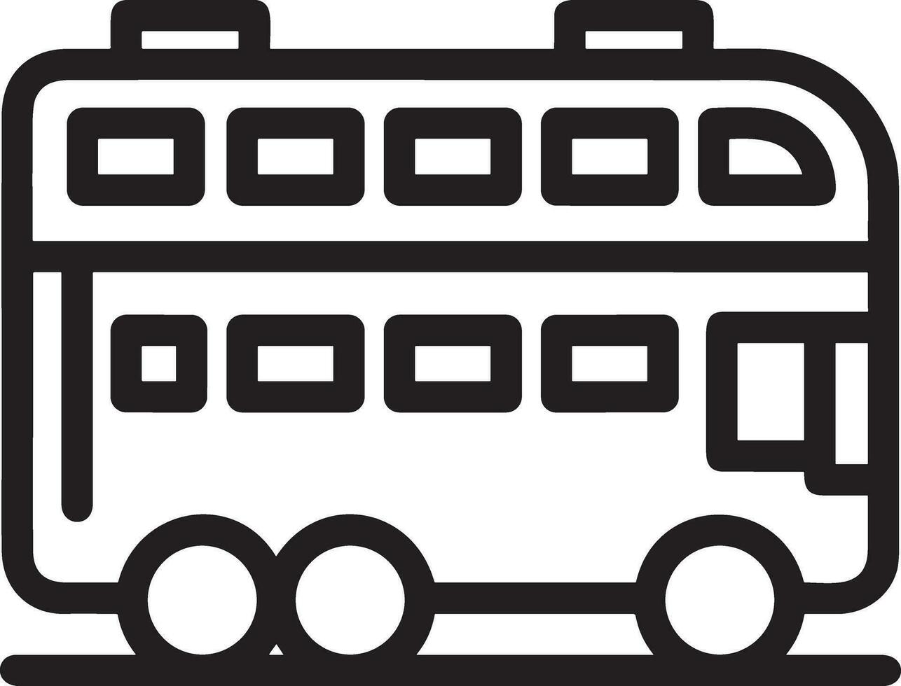 bus vervoer symbool icoon vector afbeelding. illustratie van de silhouet bus vervoer openbaar reizen ontwerp beeld