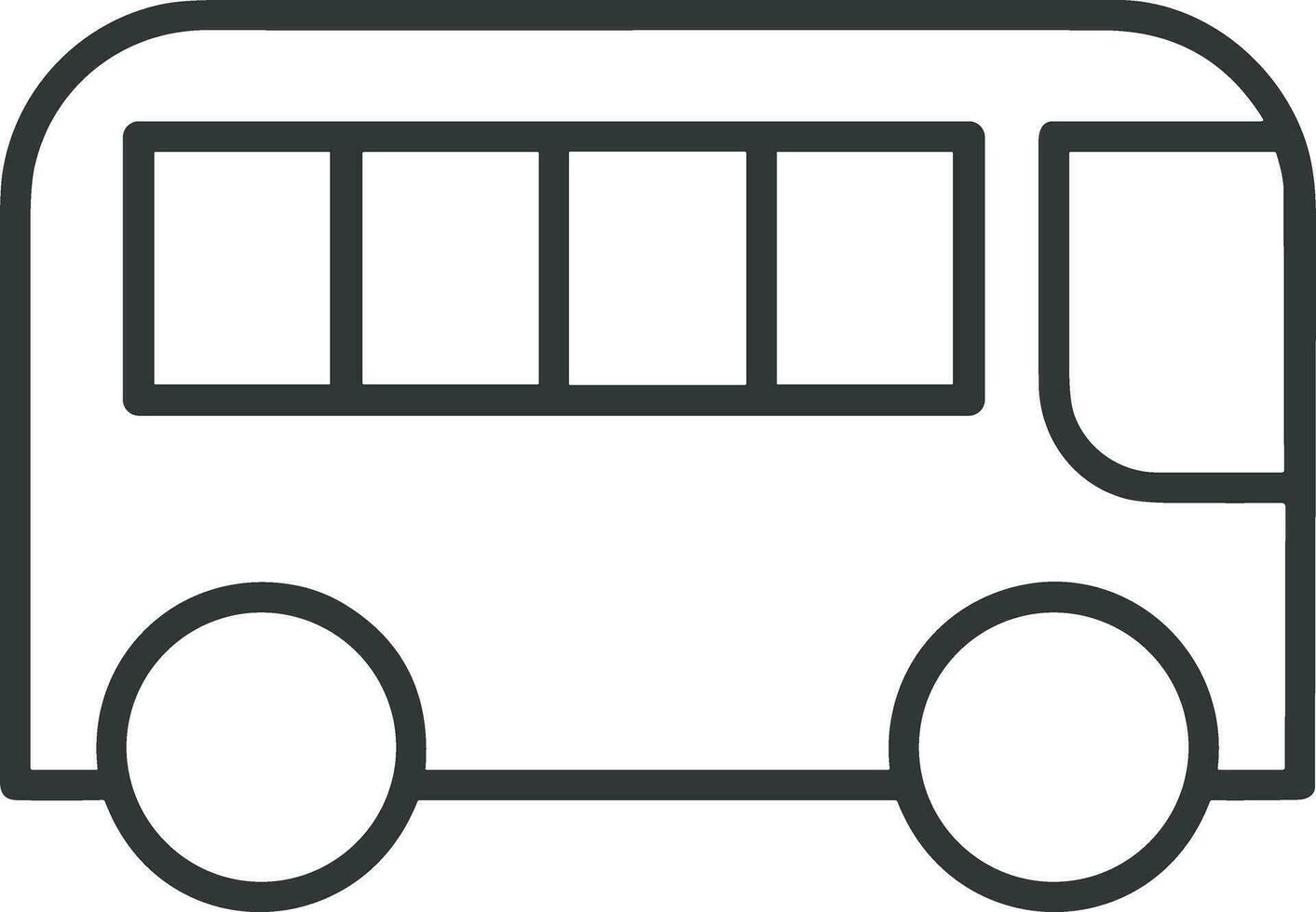 bus vervoer symbool icoon vector afbeelding. illustratie van de silhouet bus vervoer openbaar reizen ontwerp beeld