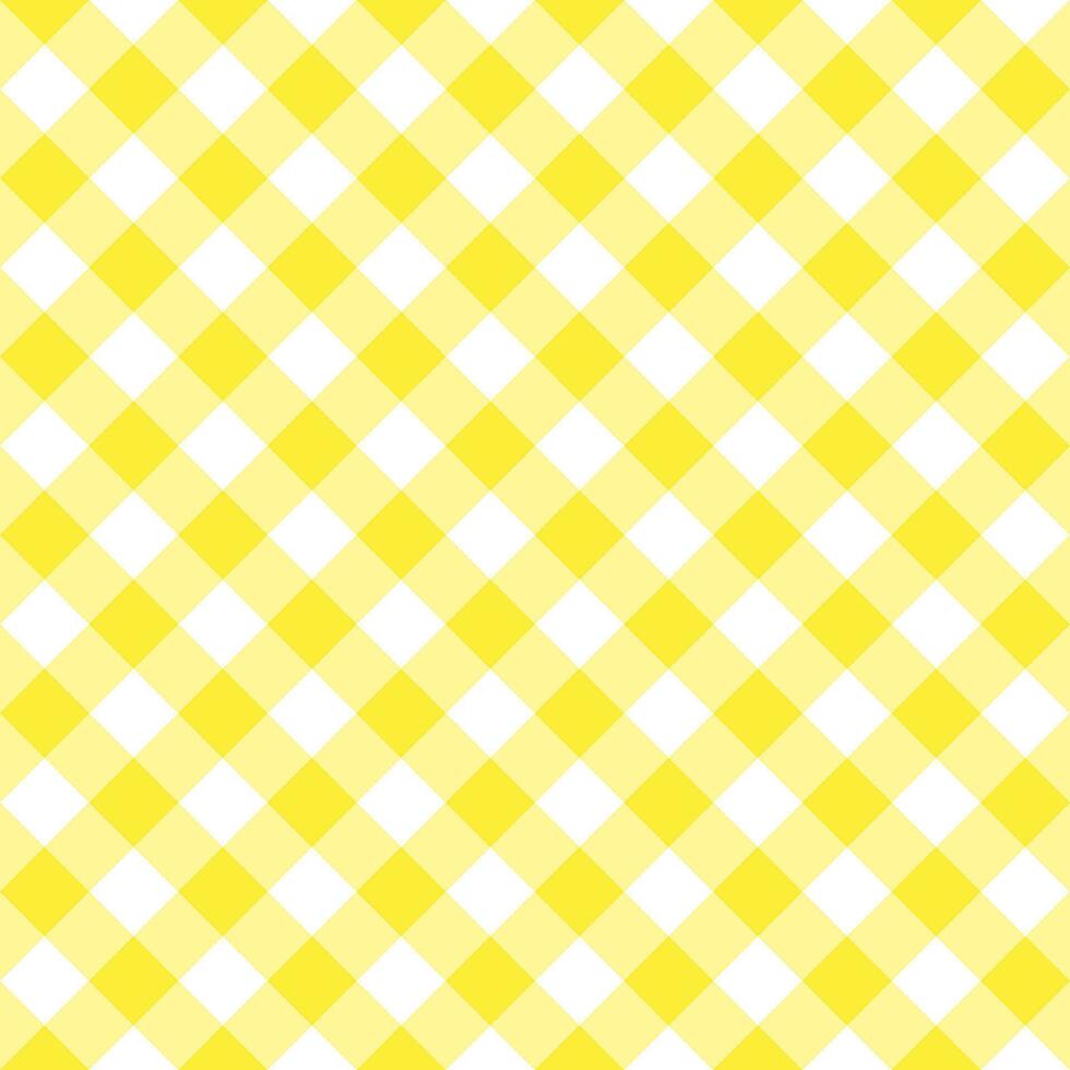 geel plaid patroon achtergrond. plaid patroon achtergrond. plaid achtergrond. naadloos patroon. voor achtergrond, decoratie, geschenk inpakken, katoenen stof tafelkleed. vector