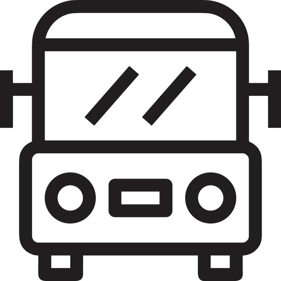 bus vervoer symbool icoon vector afbeelding. illustratie van de silhouet bus vervoer openbaar reizen ontwerp beeld