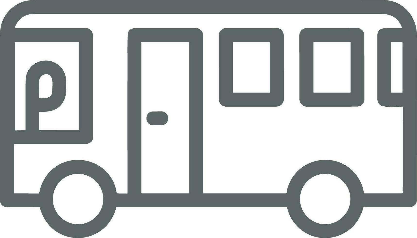 bus vervoer symbool icoon vector afbeelding. illustratie van de silhouet bus vervoer openbaar reizen ontwerp beeld