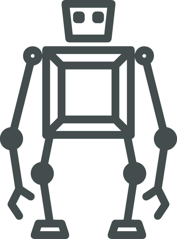 kunstmatig intelligentie- icoon symbool vector afbeelding. illustratie van de hersenen robot aan het leren menselijk slim algoritme ontwerp afbeelding.