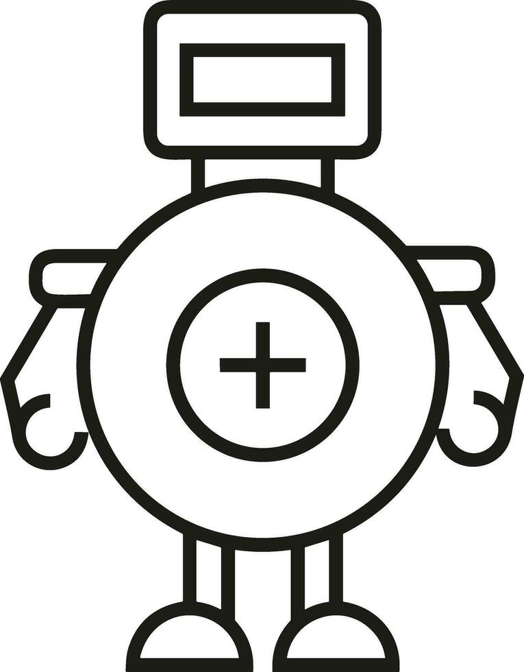 kunstmatig intelligentie- icoon symbool vector afbeelding. illustratie van de hersenen robot aan het leren menselijk slim algoritme ontwerp afbeelding.