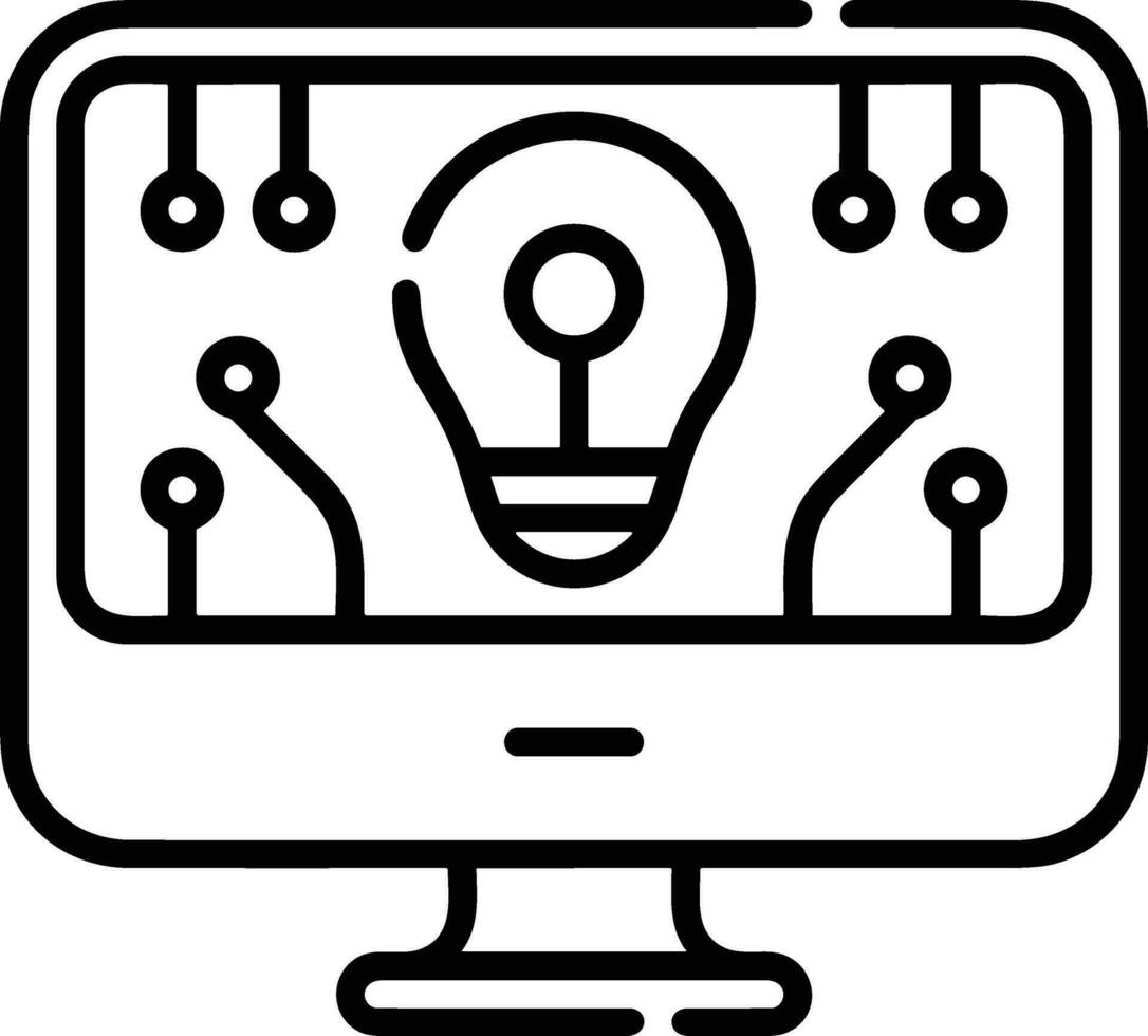 kunstmatig intelligentie- icoon symbool vector afbeelding. illustratie van de hersenen robot aan het leren menselijk slim algoritme ontwerp afbeelding.