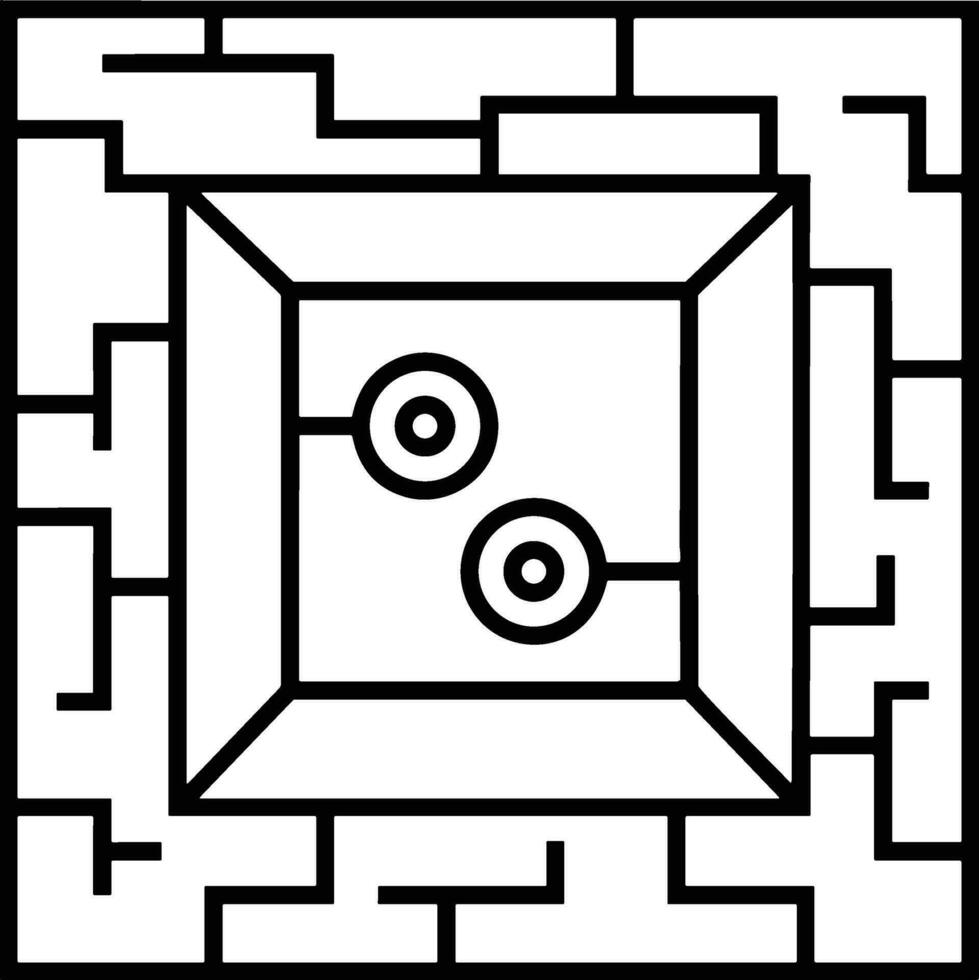 kunstmatig intelligentie- icoon symbool vector afbeelding. illustratie van de hersenen robot aan het leren menselijk slim algoritme ontwerp afbeelding.