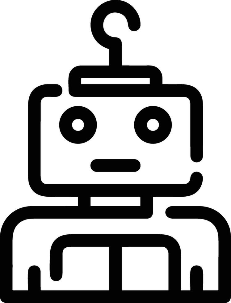 kunstmatig intelligentie- icoon symbool vector afbeelding. illustratie van de hersenen robot aan het leren menselijk slim algoritme ontwerp afbeelding.