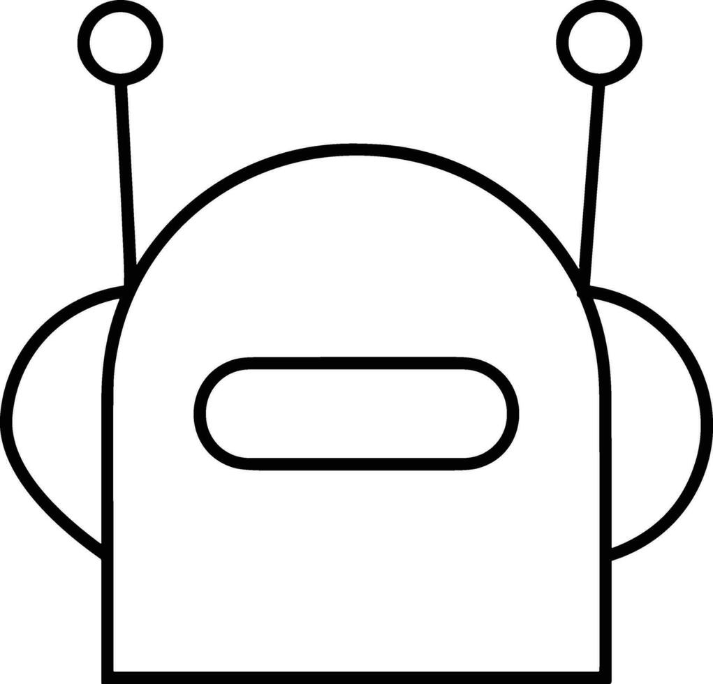 kunstmatig intelligentie- icoon symbool vector afbeelding. illustratie van de hersenen robot aan het leren menselijk slim algoritme ontwerp afbeelding.