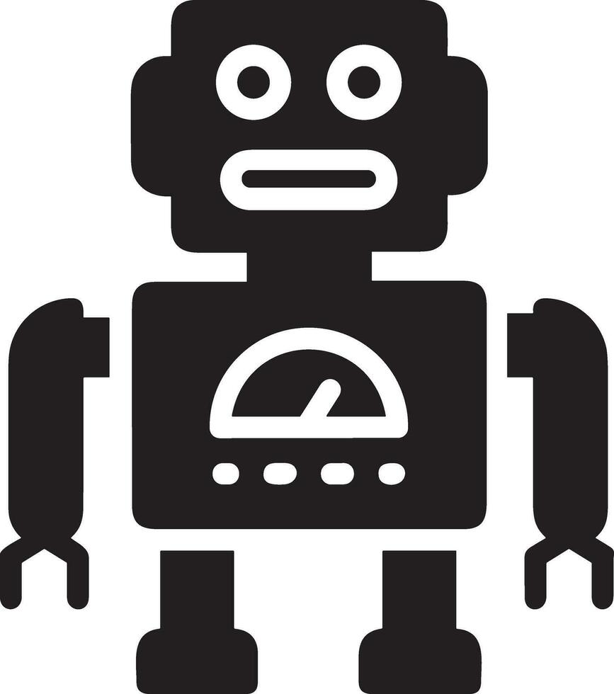 kunstmatig intelligentie- icoon symbool vector afbeelding. illustratie van de hersenen robot aan het leren menselijk slim algoritme ontwerp afbeelding.