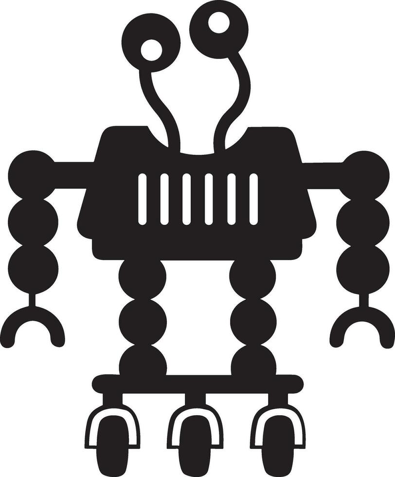 kunstmatig intelligentie- icoon symbool vector afbeelding. illustratie van de hersenen robot aan het leren menselijk slim algoritme ontwerp afbeelding.