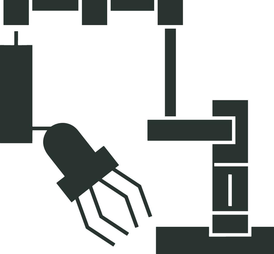 kunstmatig intelligentie- icoon symbool vector afbeelding. illustratie van de hersenen robot aan het leren menselijk slim algoritme ontwerp afbeelding.