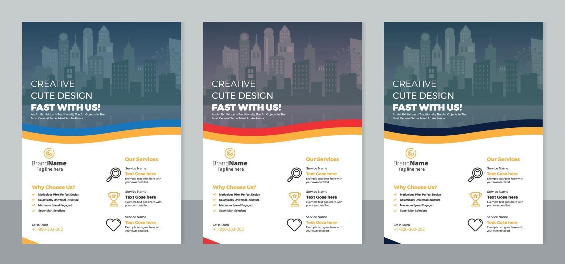 poster flyer pamflet brochure omslag ontwerp lay-out vector