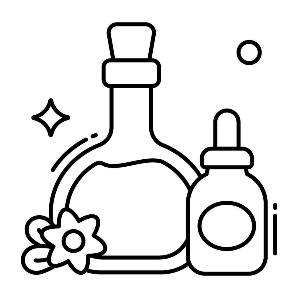 een uniek ontwerp icoon van parfum vector