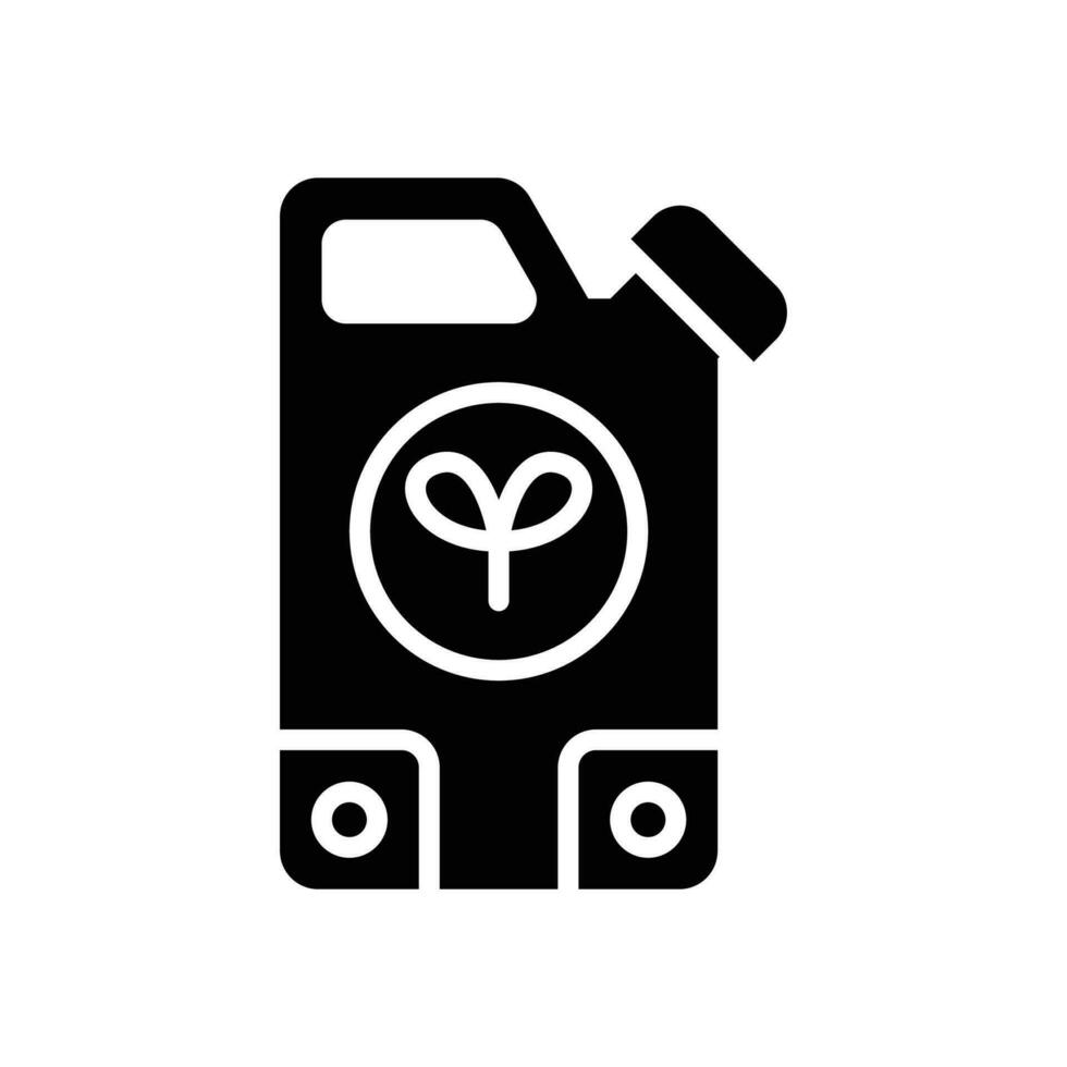 biobrandstof glyph icoon. vector icoon voor uw website, mobiel, presentatie, en logo ontwerp.