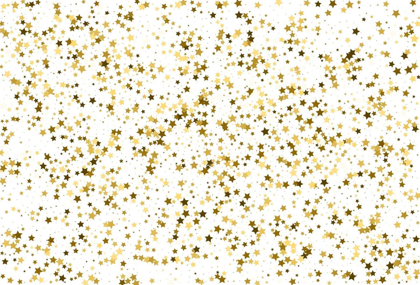 gouden sterren confetti. vakantie feest decor. vector