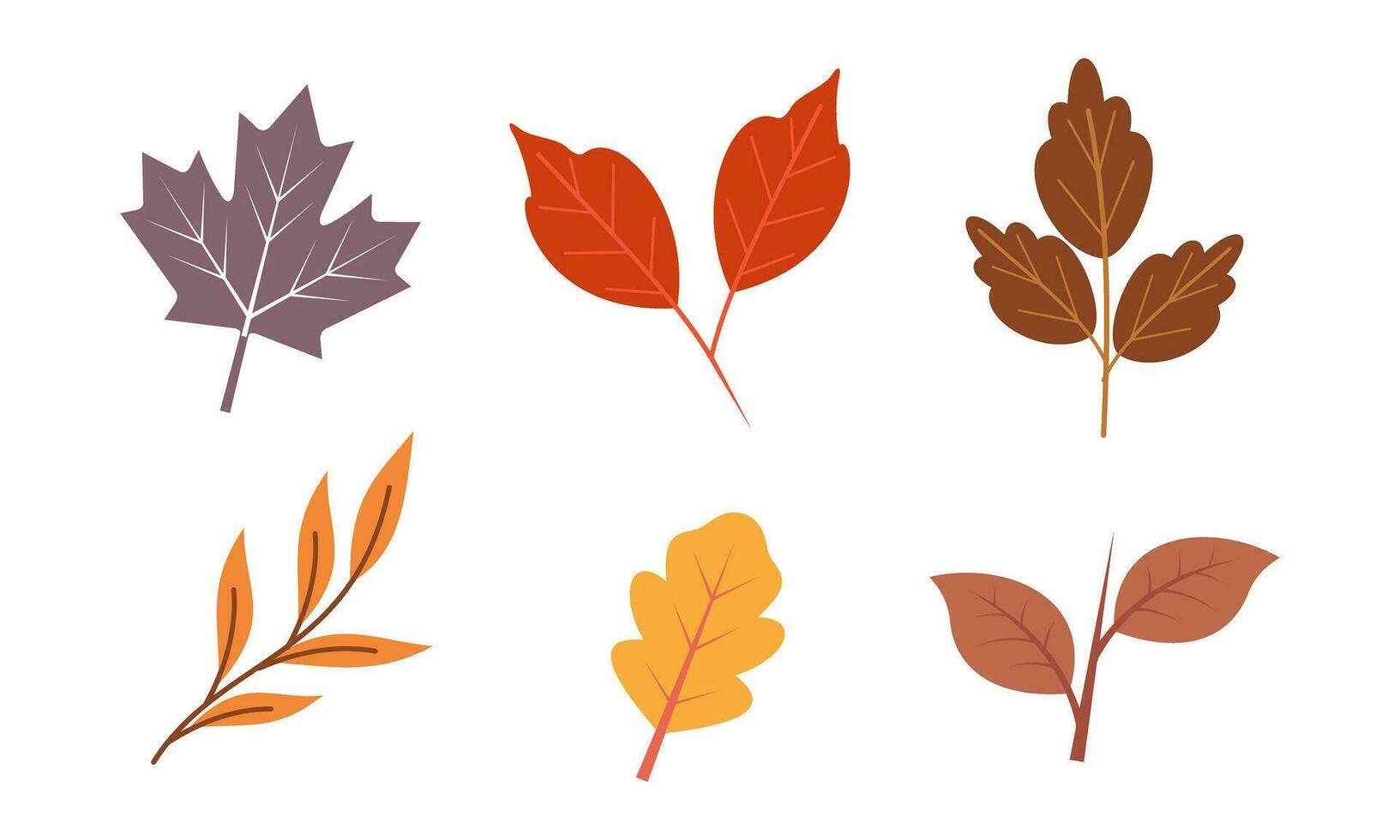 herfst bladeren logo vector beeld