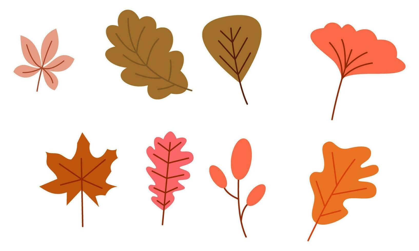 herfst bladeren logo vector beeld