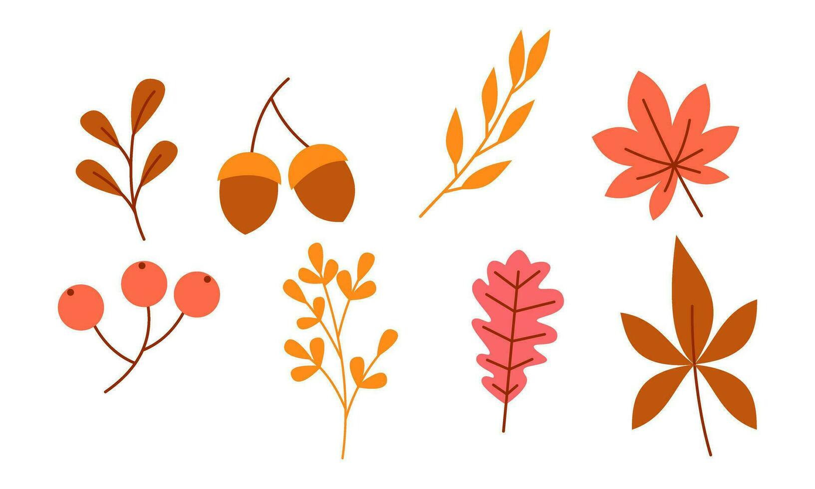 herfst bladeren logo vector beeld