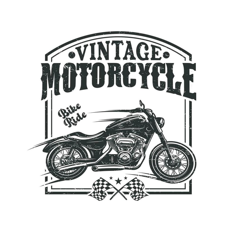 motorfiets wijnoogst fietser t overhemd ontwerp, grafisch motorfiets t shirt, mannen retro t shirt, unisex t-shirt, Californië t-shirt, fietser t-shirt vector
