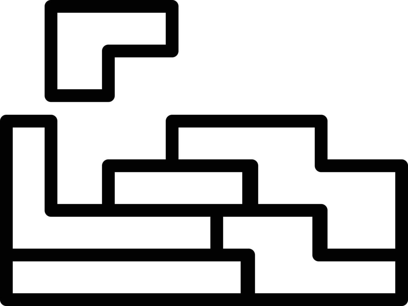 lijn pictogram voor oplossing vector