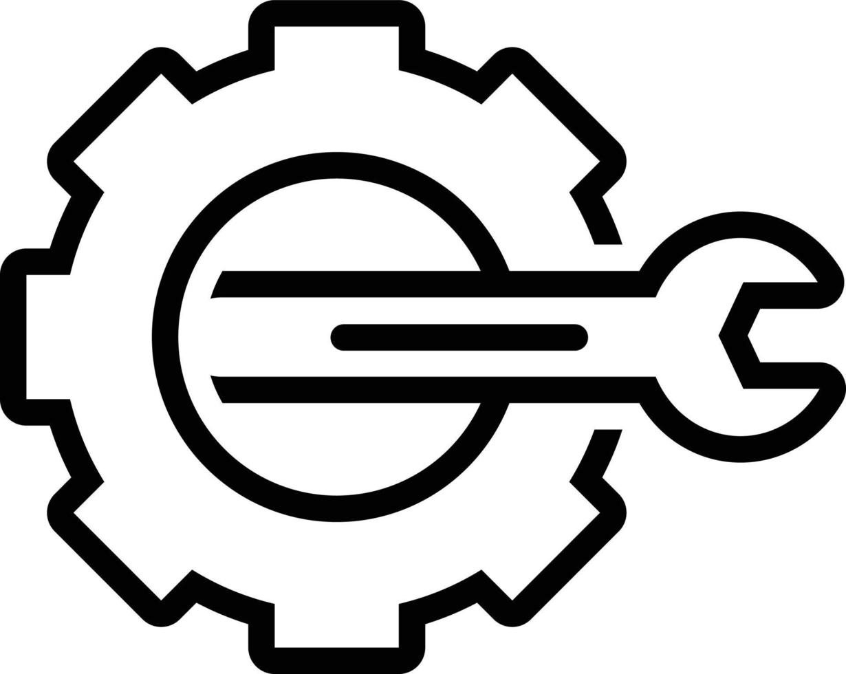 lijnpictogram voor configuratie vector