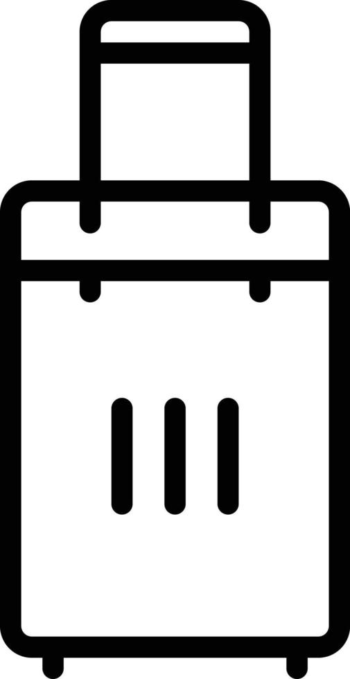 lijnpictogram voor bagage vector