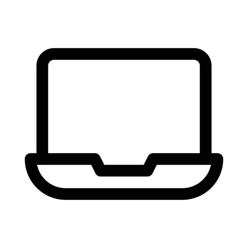 laptop vector icoon Aan wit achtergrond