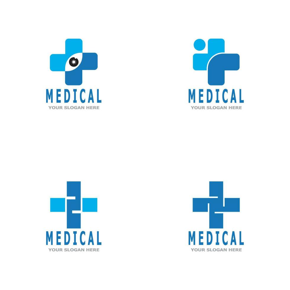 medisch kruis Gezondheid logo vector sjabloon