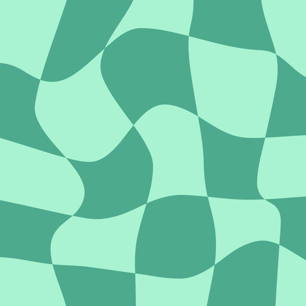 naadloos patroon kleurrijk schaakbord ontwerpen. meetkundig kleurrijk plein achtergrond in wijnoogst psychedelisch y2k stijl. vector illustratie